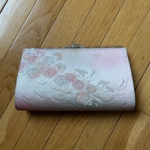 Vintage Japanese silk clutch